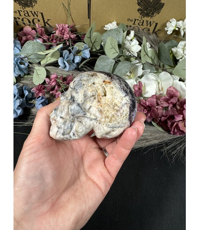 Sphalerite with Fluorite Skull #11, 368gr