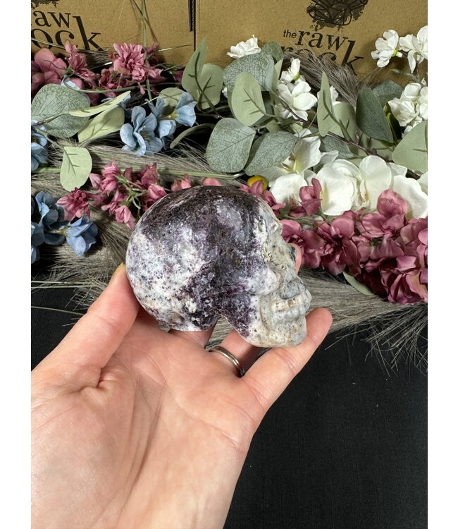 Sphalerite with Fluorite Skull #11, 368gr