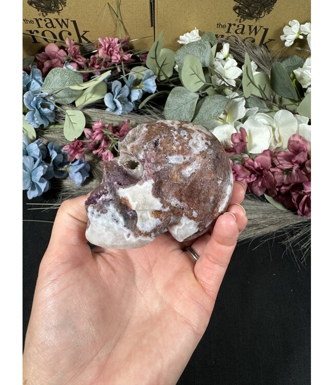 Sphalerite with Fluorite Skull #12, 442gr