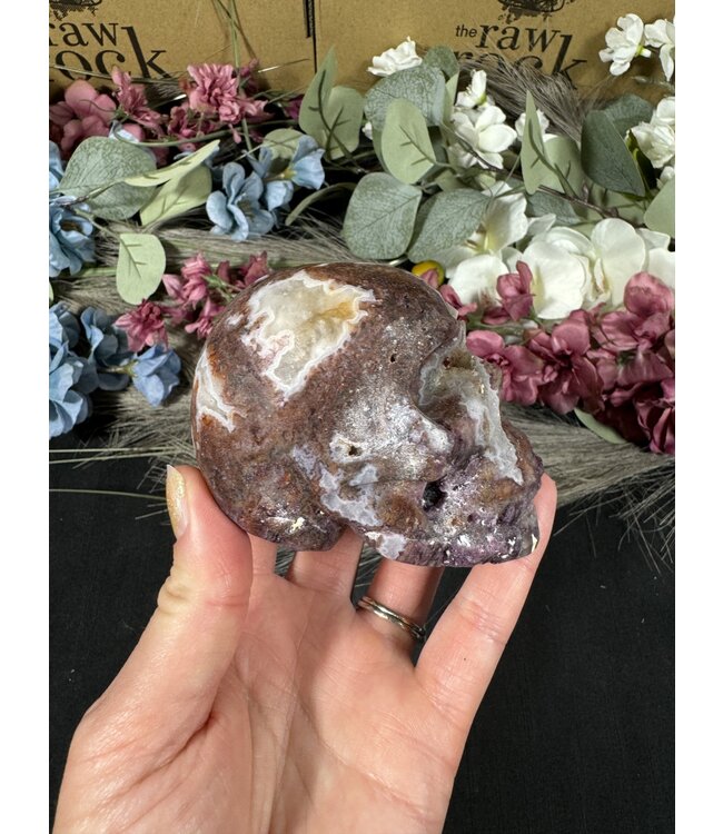 Sphalerite with Fluorite Skull #12, 442gr