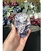 Sphalerite with Fluorite Skull #13, 420gr