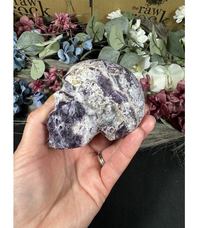 Sphalerite with Fluorite Skull #13, 420gr