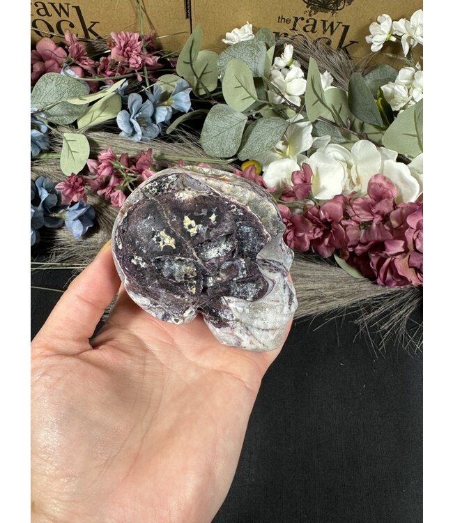 Sphalerite with Fluorite Skull #19, 504gr