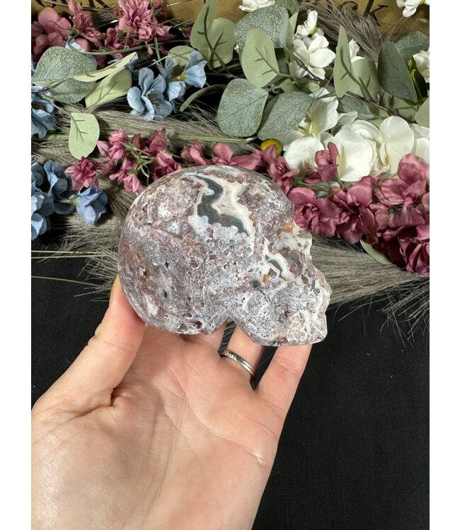 Sphalerite with Fluorite Skull #20, 534gr