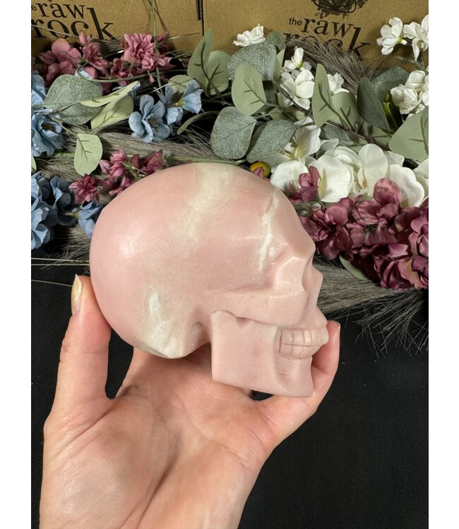 Pink Opal Skull #3, 1014gr