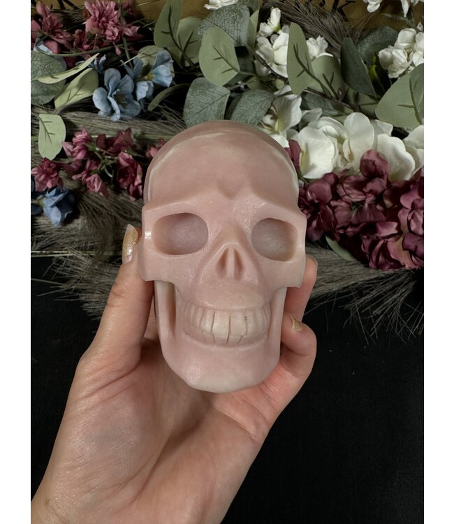 Pink Opal Skull #3, 1014gr