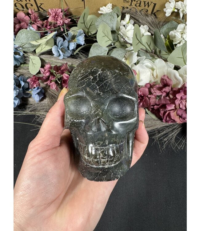 Labradorite Skull #4, 1208gr