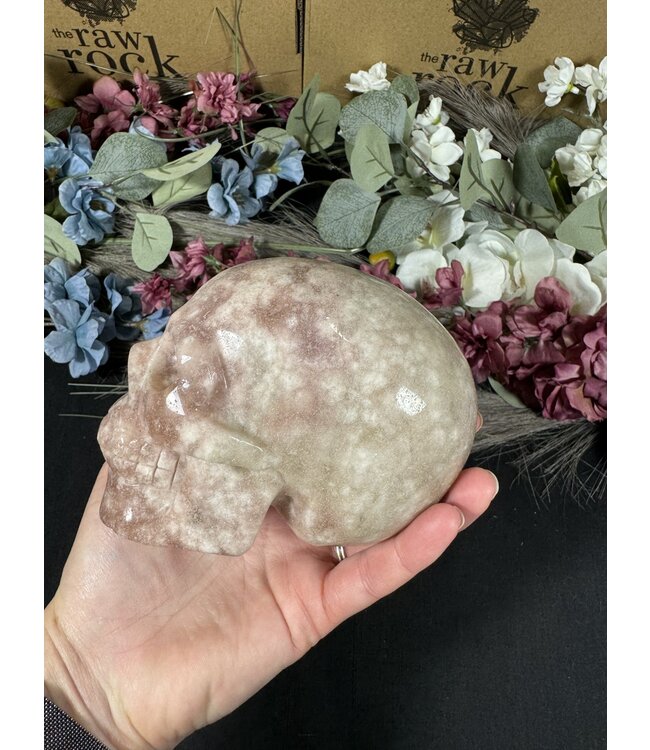 Pink Amethyst Skull #1, 1102gr