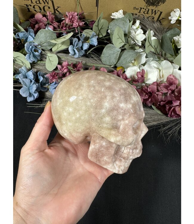 Pink Amethyst Skull #1, 1102gr