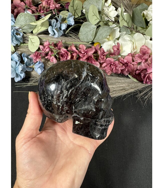 Arfvedsonite Skull #1, 1026gr