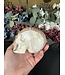 Tri-Colour Calcite Skull #1, 654gr