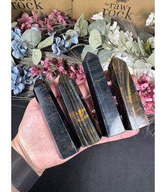 Blue Tiger Eye Point, Size X-Large [100-124gr]