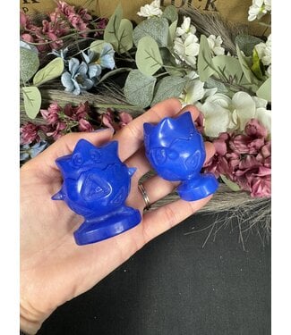Blue Opalite Togepi Carving, Pokémon Carving