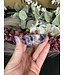 Chevron Amethyst Round Bowl