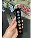 Black Obsidian Engraved Chakra Plate Box Set