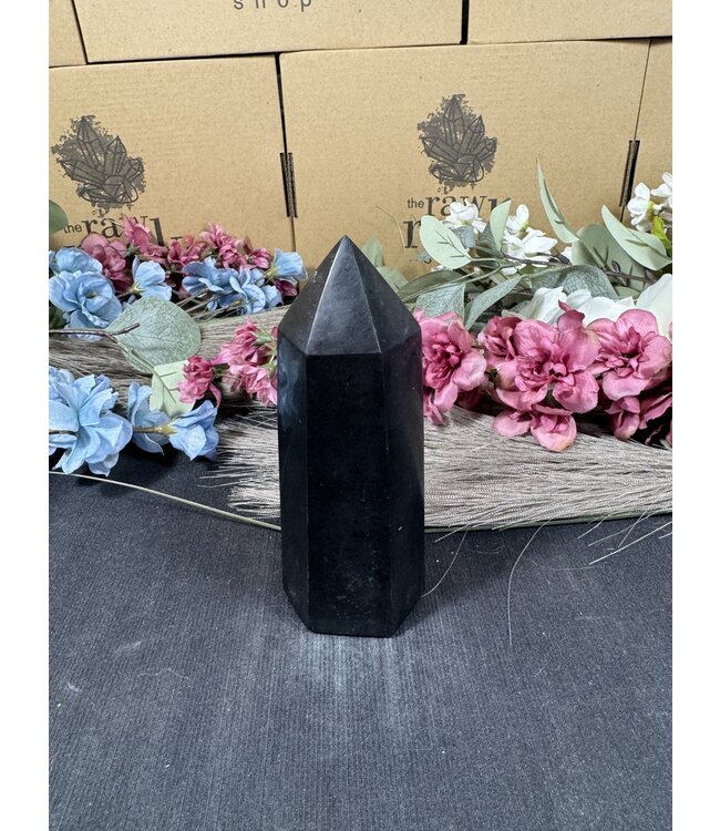 Black Tourmaline Tower #30, 448gr