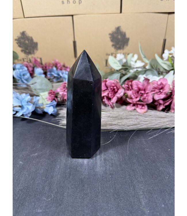 Black Tourmaline Tower #31, 454gr