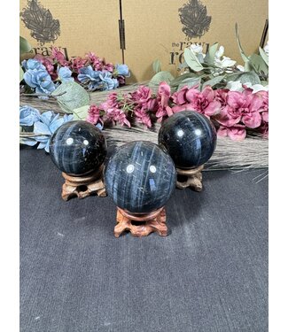 Blue Tiger Eye Sphere, 50-54mm