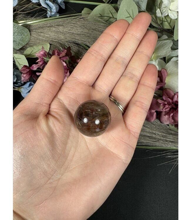 Mini Fire Quartz Sphere, 2.5-3cm
