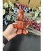 Red Jasper Donald Duck Carving
