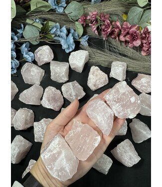 Rough Rose Quartz Size Small 500gr Bulk Pack