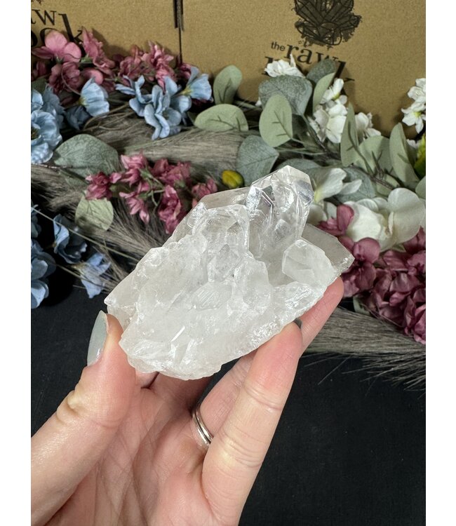 Clear Quartz Cluster #158, 206gr