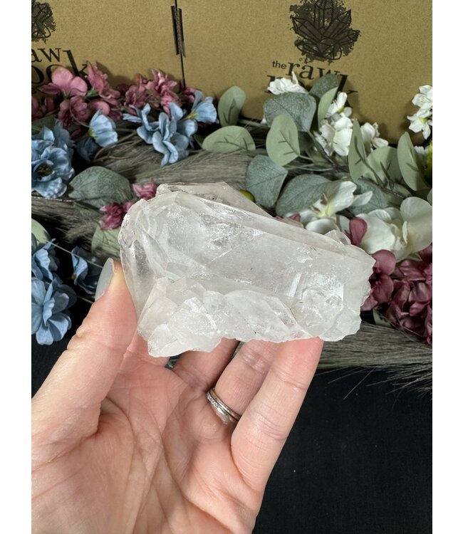 Clear Quartz Cluster #194, 188gr
