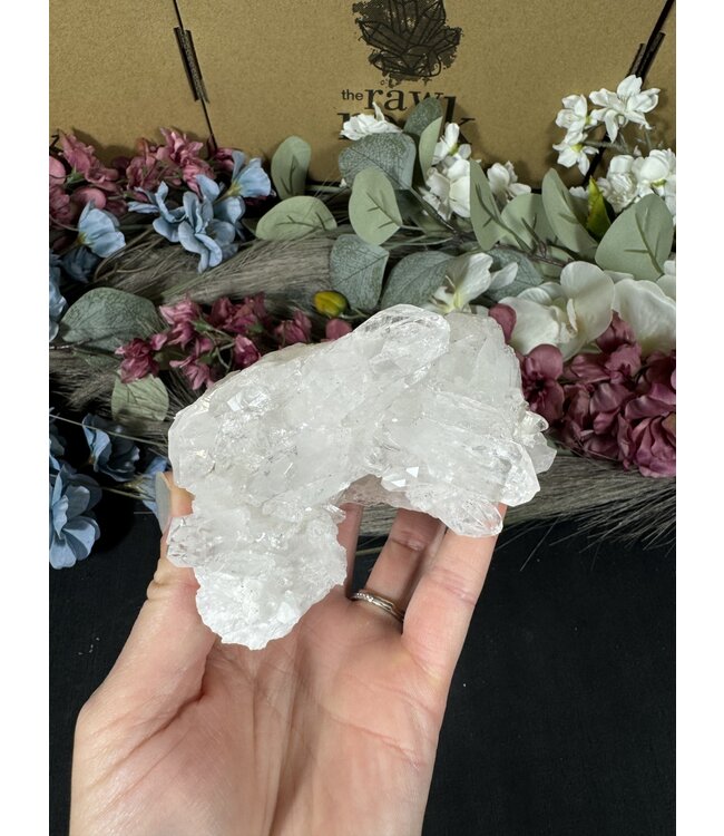 Clear Quartz Cluster #195, 378gr