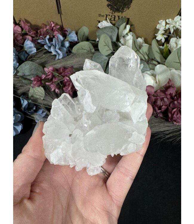 Clear Quartz Cluster #196, 310gr