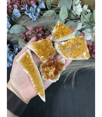 Citrine HT Druzy Clusters Size 1 [1-99gr]