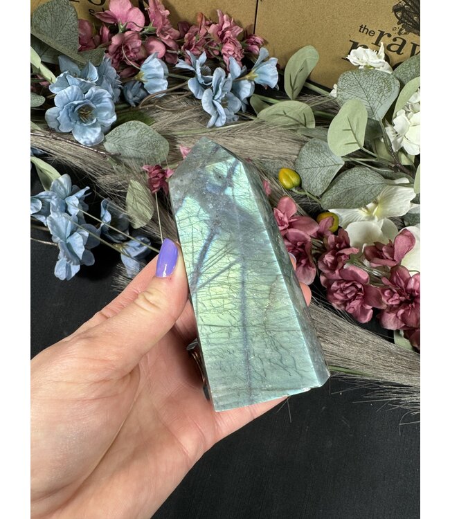 Labradorite Tower #64, 376gr
