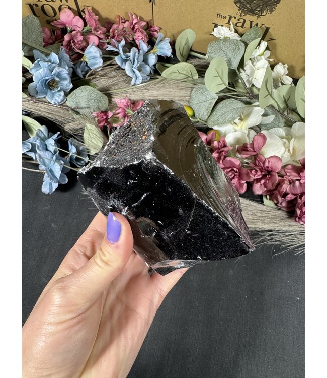 Rough Black Obsidian #13, 964gr