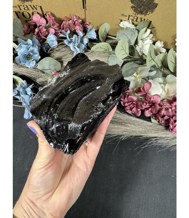 Rough Black Obsidian #14, 862gr