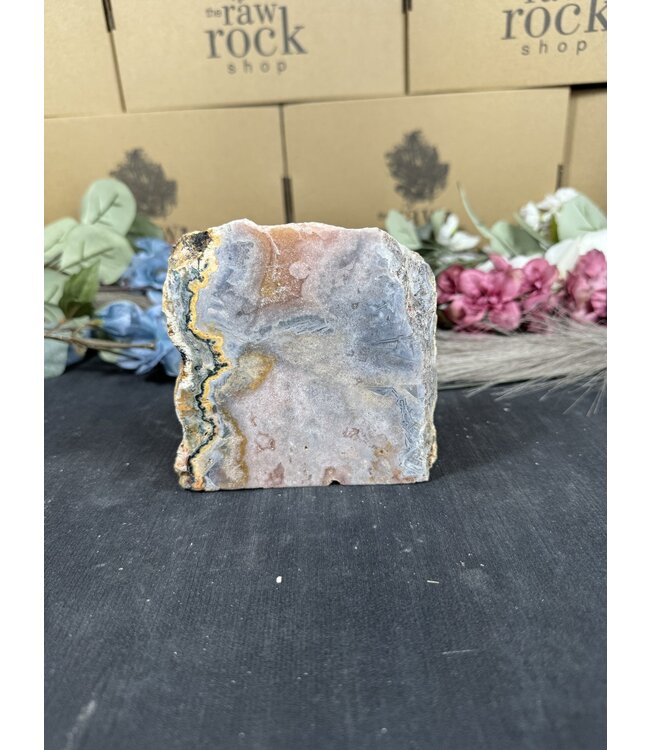 Pink Amethyst Cut Base #61, 874gr