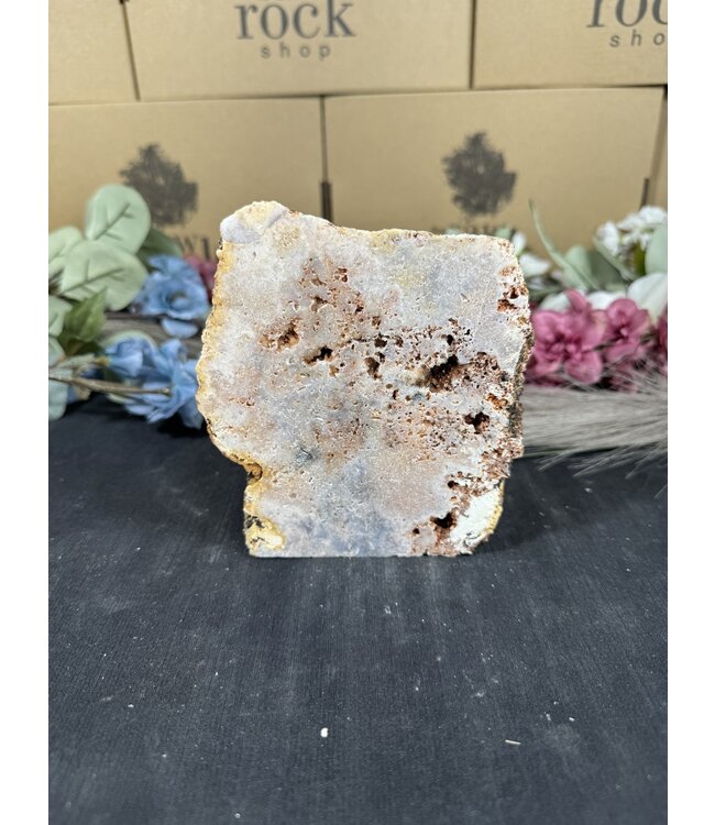 Pink Amethyst Cut Base #67, 788gr