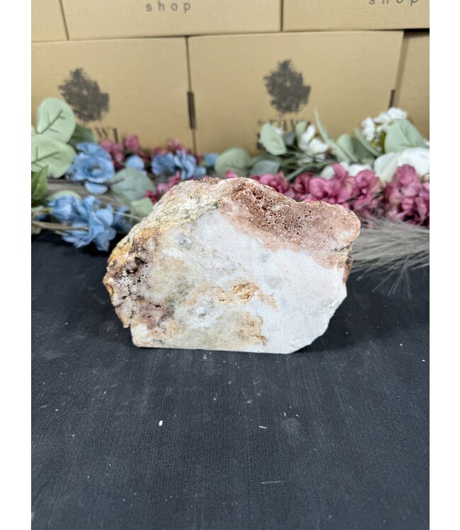 Pink Amethyst Cut Base #69, 1498gr