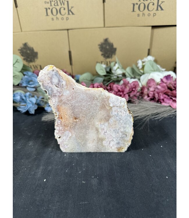 Pink Amethyst Cut Base #70, 1434gr