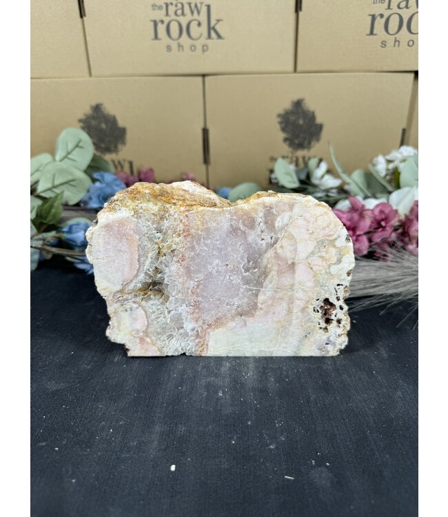 Pink Amethyst Cut Base #71, 1182gr