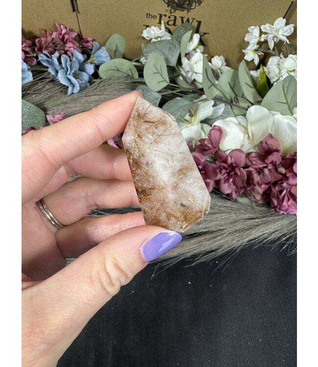 Rutilated Quartz Tower #4, 60gr