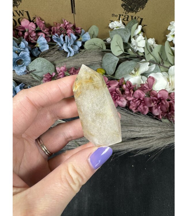 Rutilated Quartz Tower #9, 50gr