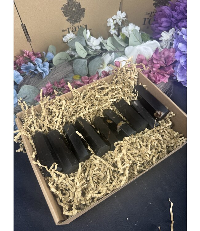 Black Tourmaline with Golden Healer Points 1KG bulk lot