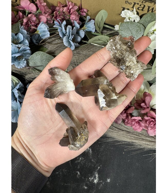 Smoky Quartz Cluster Lot #46, 108gr