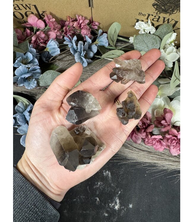 Smoky Quartz Cluster Lot #45, 106gr