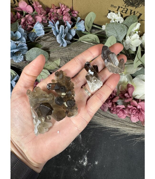 Smoky Quartz Cluster Lot #48, 102gr