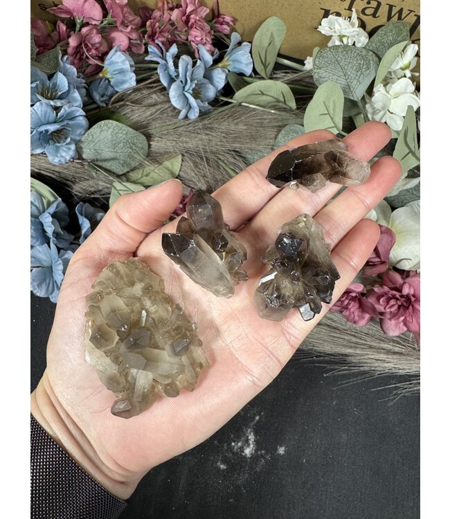 Smoky Quartz Cluster Lot #50, 106gr