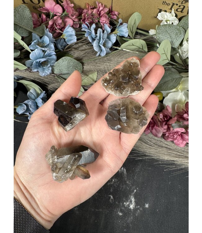 Smoky Quartz Cluster Lot #51, 102gr