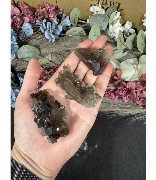 Smoky Quartz Cluster Lot #54, 118gr
