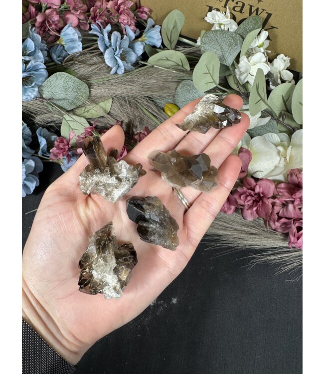 Smoky Quartz Cluster Lot #56, 98gr
