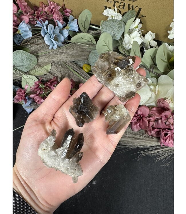 Smoky Quartz Cluster Lot #58, 134gr