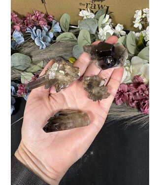 Smoky Quartz Cluster Lot #57, 144gr